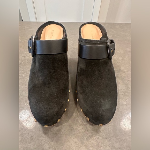 Veronica Beard | Dacey Clog | Black Suede | Size 8.5 - Picture 2 of 5
